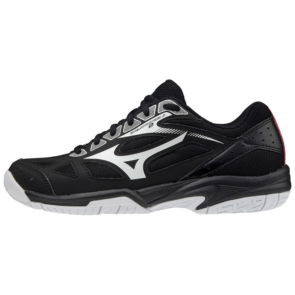 Zapatillas Voleibol Mizuno Cyclone Speed 2 Hombre Negras/Blancas/Azules España WMIL-01984